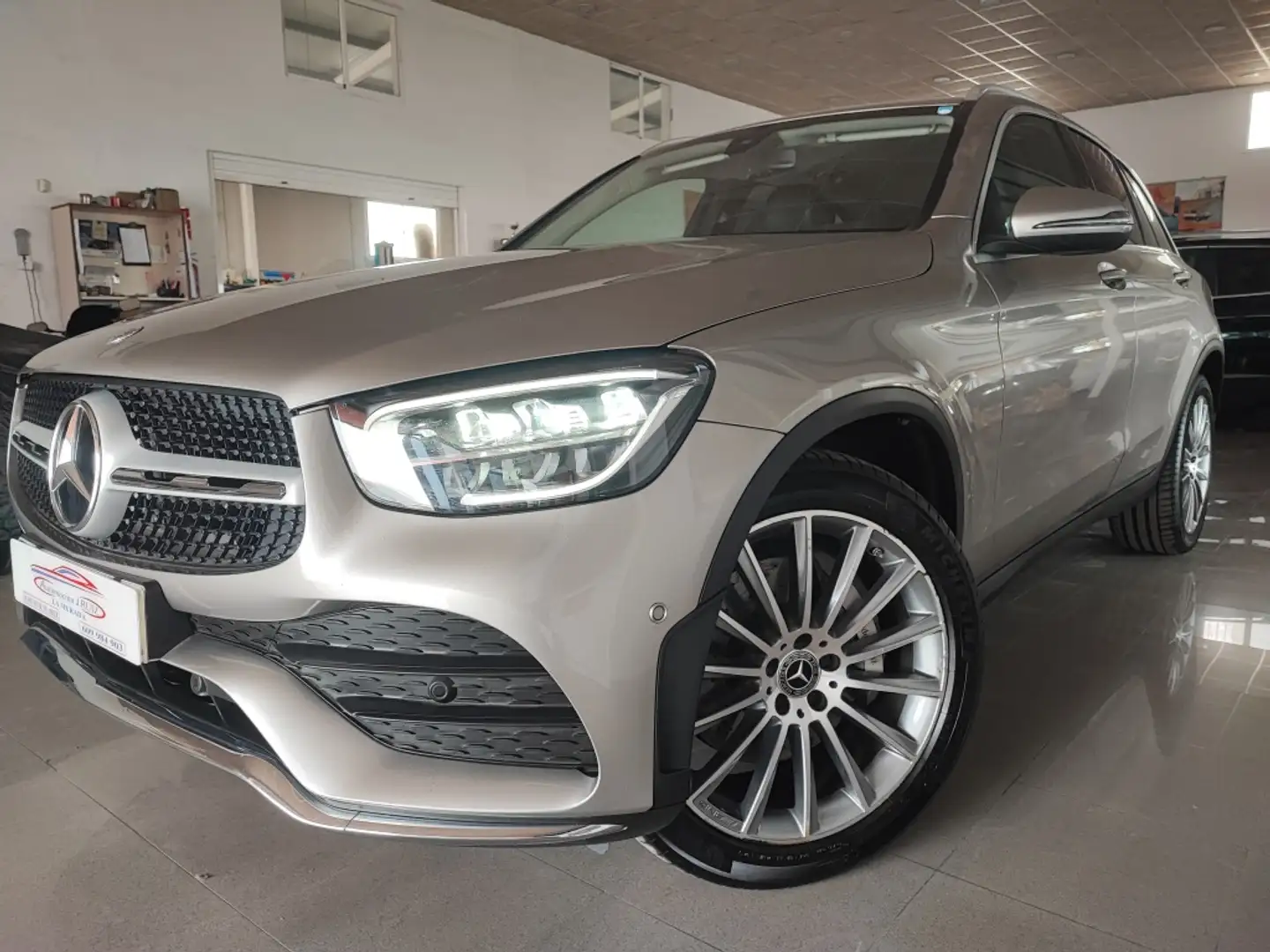 Mercedes-Benz GLC 200 200d 4Matic 9G-Tronic Argent - 1