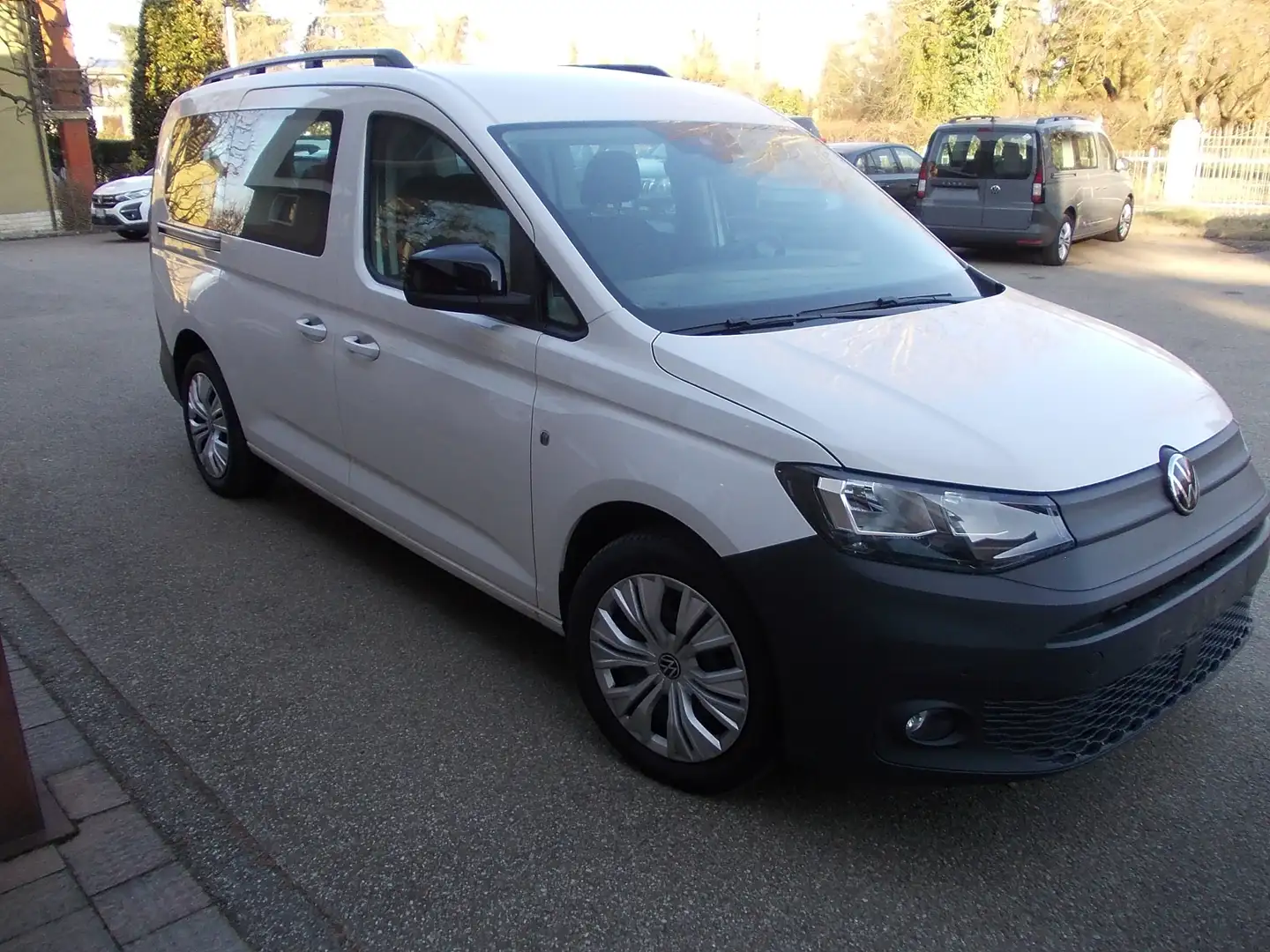 Volkswagen Caddy MAXI 7 POSTI CNG METANO Blanco - 2