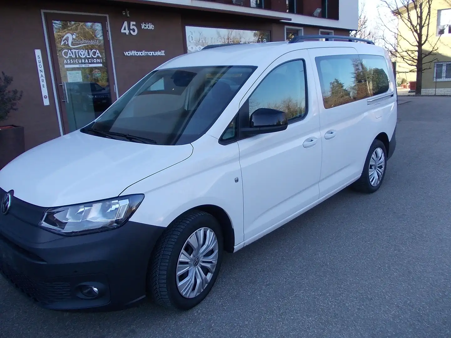 Volkswagen Caddy MAXI 7 POSTI CNG METANO Blanco - 1