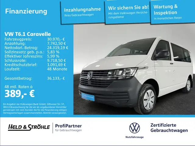 Volkswagen T6 Caravelle Trendline 2.0 TDI 9 SI PDC KLIMA