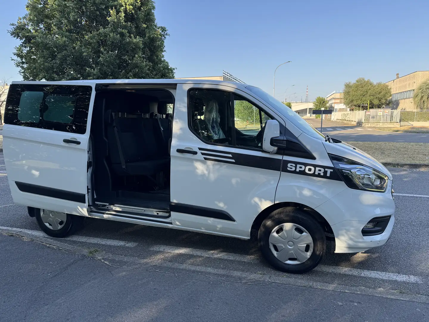 Ford Transit Custom 6 POSTI  EURO 6 D TEMP Bianco - 2