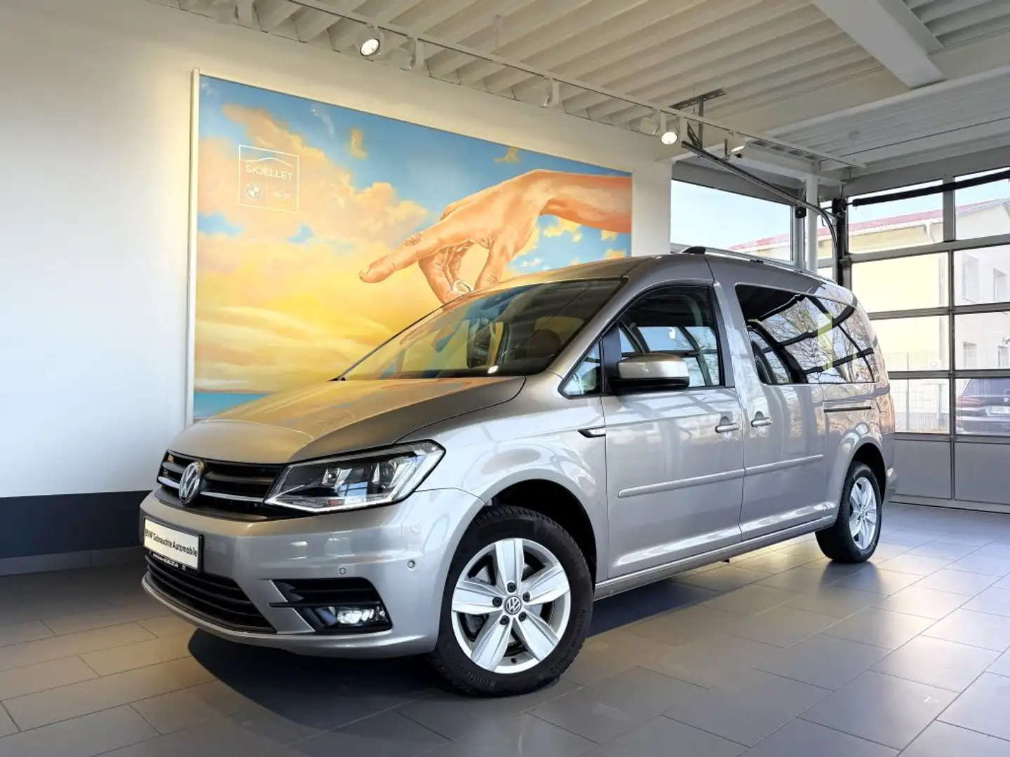 Volkswagen Caddy 2.0 TDI DSG Maxi ACC+NAVI+SPUR+DAB+LEDER+ Beige - 1