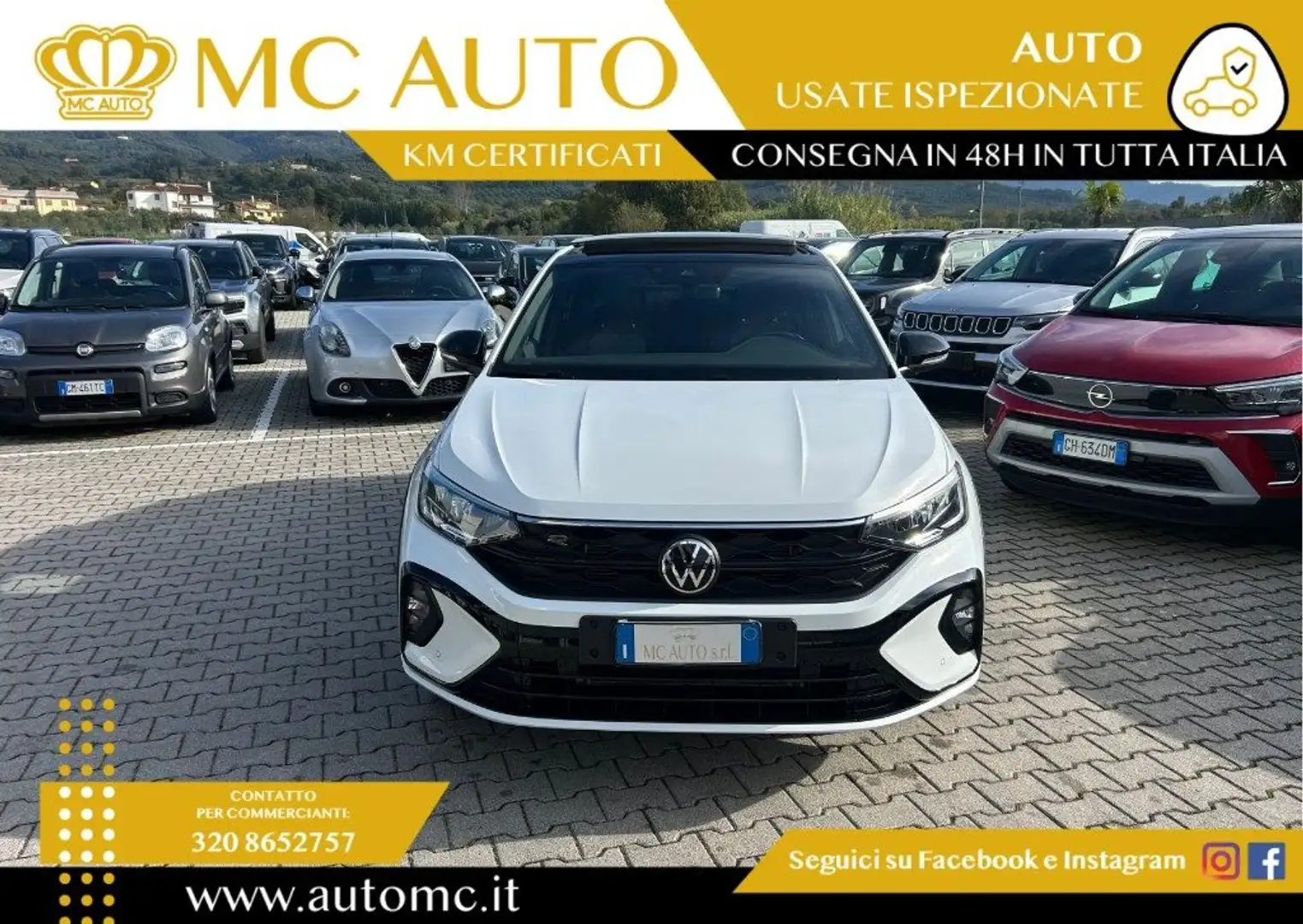 Volkswagen Taigo 1.0 TSI 110 CV DSG R-Line Bianco - 2