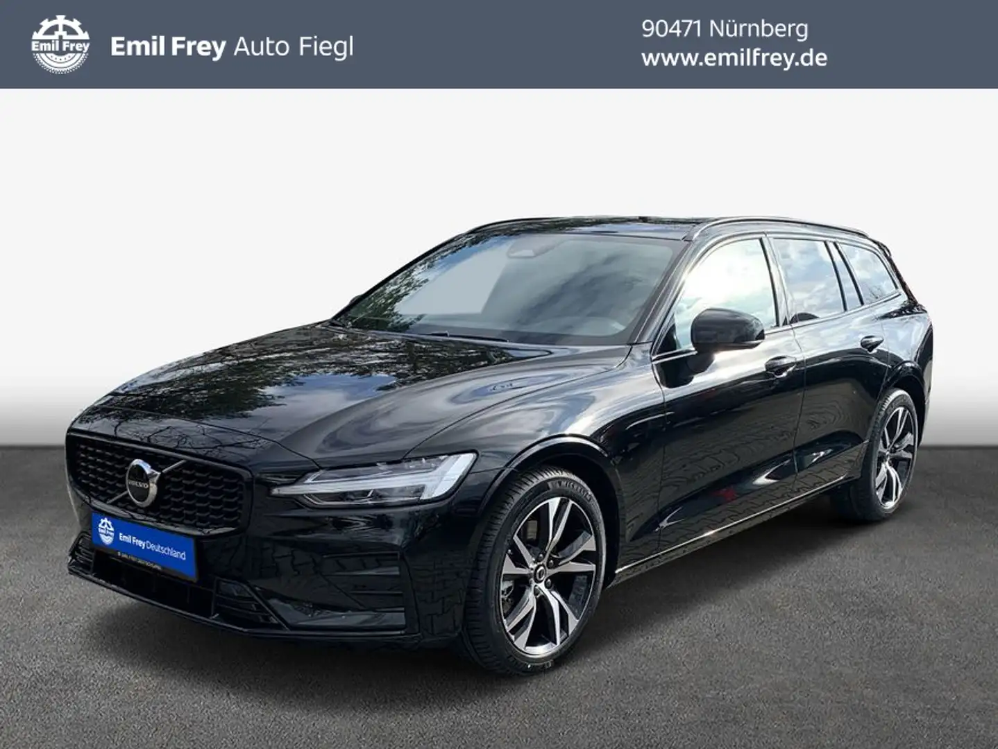Volvo V60 B4 D Plus Dark Schwarz - 1