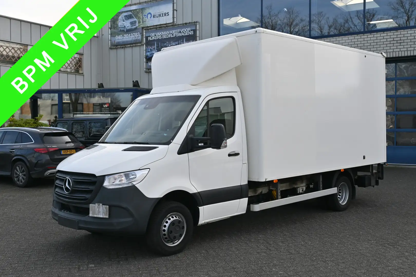Mercedes-Benz Sprinter 514 CDI L3 Bakwagen met laadklep Camera, MBUX, Gev Weiß - 1