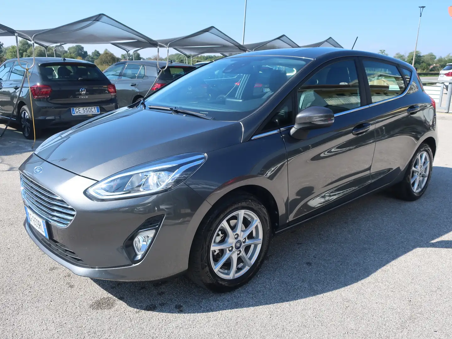 Ford Fiesta Fiesta VII 2017 5p 5p 1.1 Titanium Gpl s&s Grigio - 1