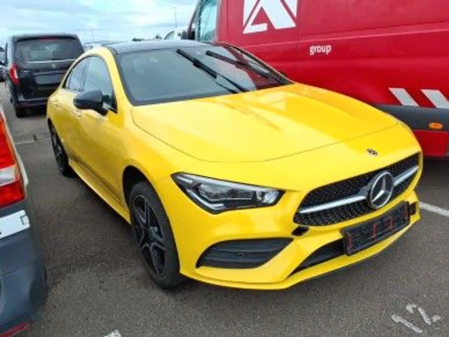 Mercedes-Benz CLA 220 4M Coupe AMG LINE BURM*BEAM*PANO*HEAD Jaune - 2