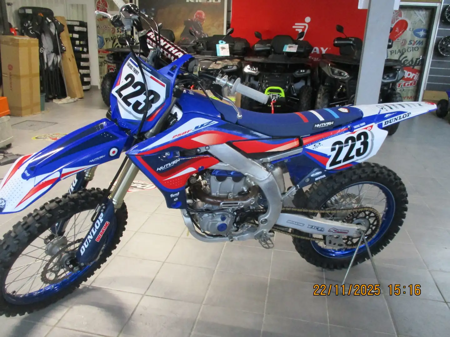 Yamaha YZ 250 Bleu - 2