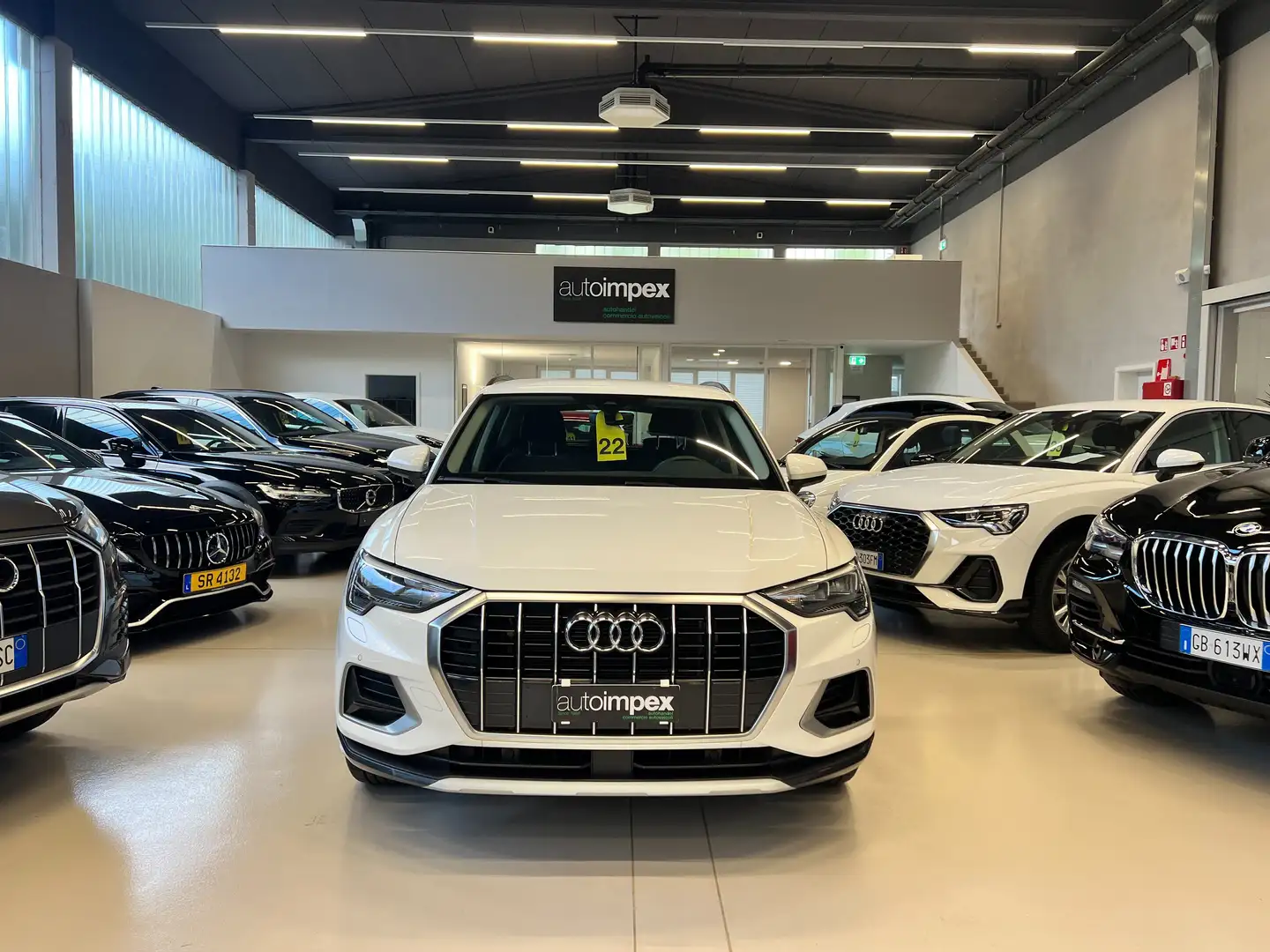 Audi Q3 35 1.5 tfsi Sport tronic SEDSPORT/SEDRISC/GANCIO Blanc - 2