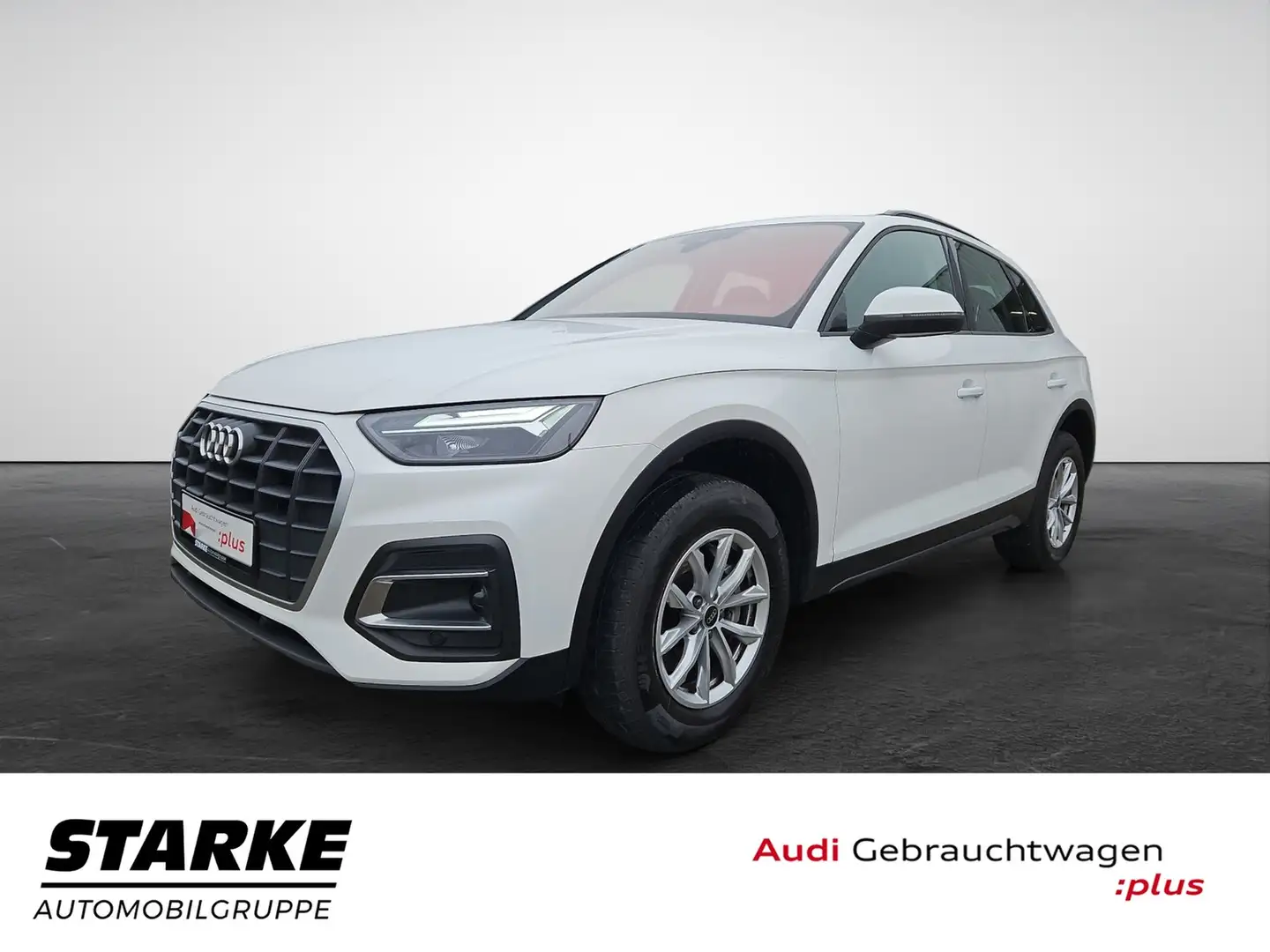 Audi Q5 40 TDI S tronic quattro NaviPlus LED AHK GRA SH... Biały - 2