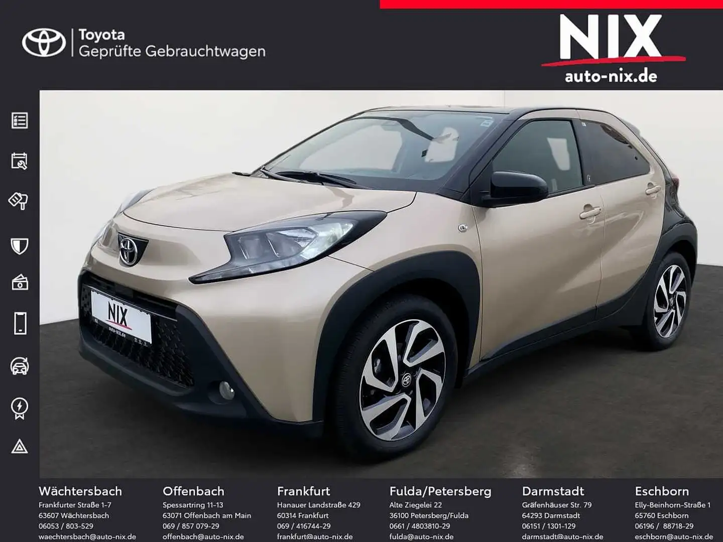 Toyota Aygo X 1.0 Team D SHZ KLIMA KAMERA BLUETOOTH Beige - 1