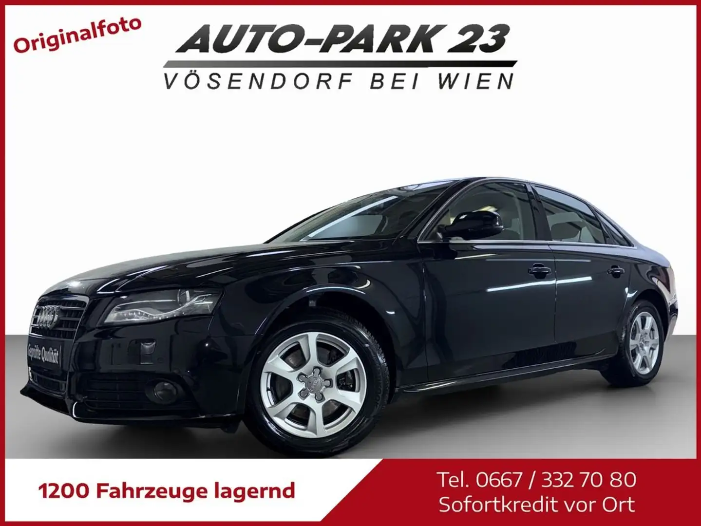 Audi A4 A4 2.0 TDI**ORGINAL NUR 123.000KM**NEUES PICKERL Schwarz - 1