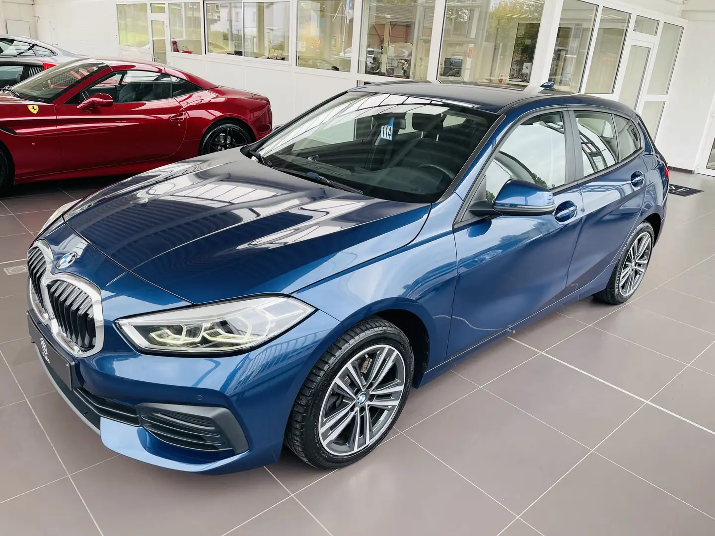 BMW 116 d *** GARANTIE + LED + GPS PRO *** Blauw - 2