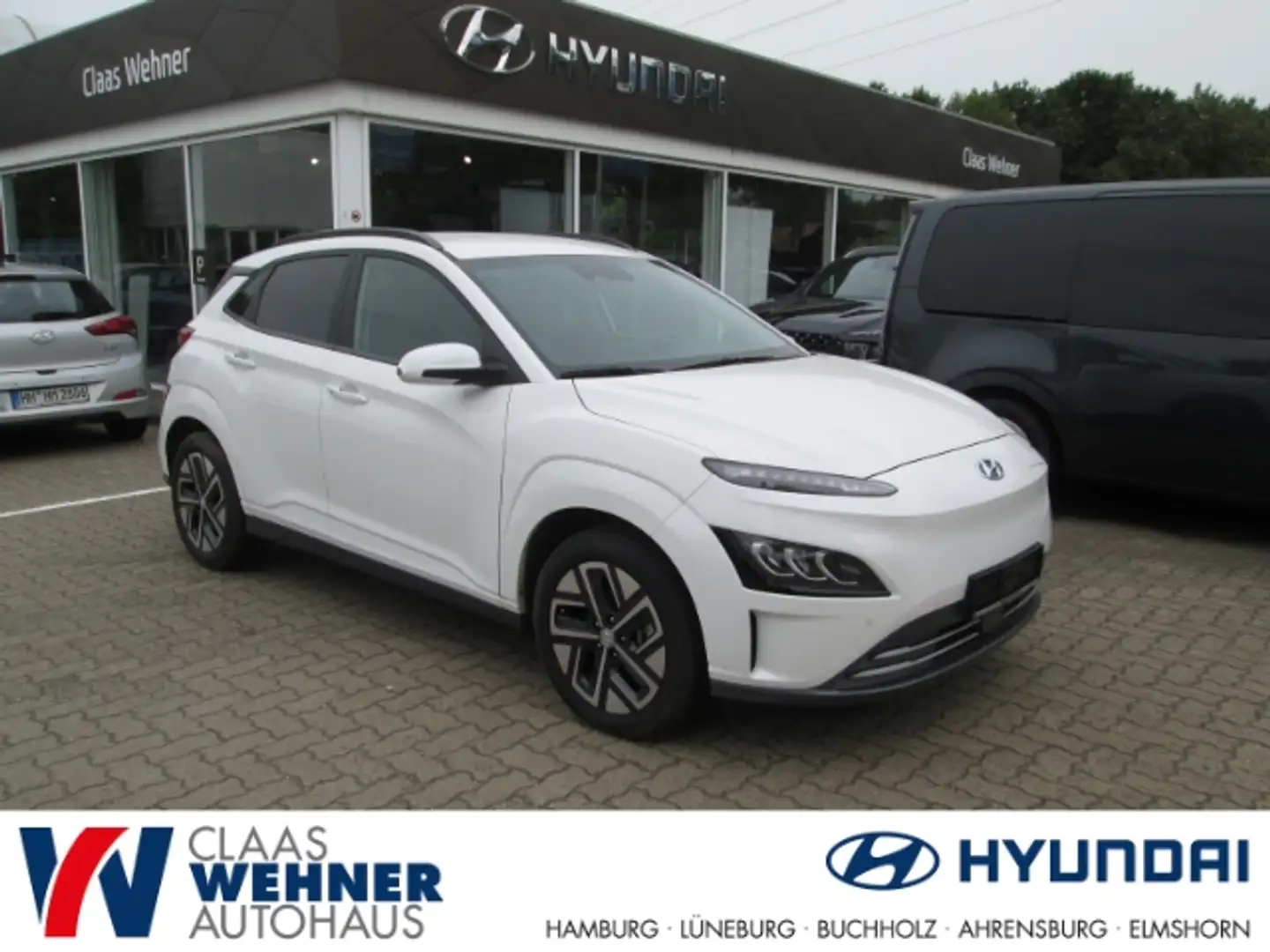 Hyundai KONA 2WD 136 PS Android Apple CarPlay Weiß - 1