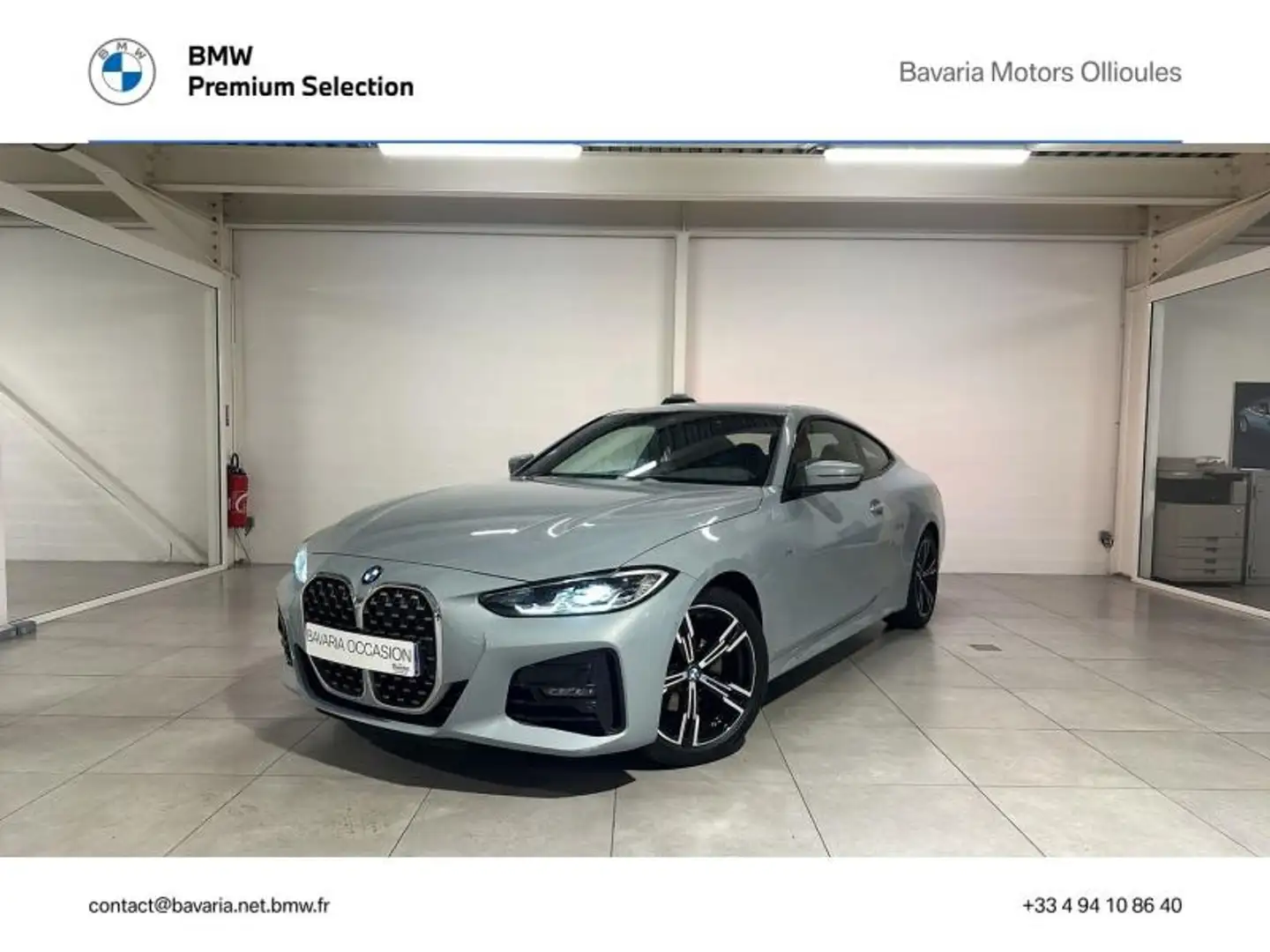 BMW 420 420iA 184ch Gris - 1