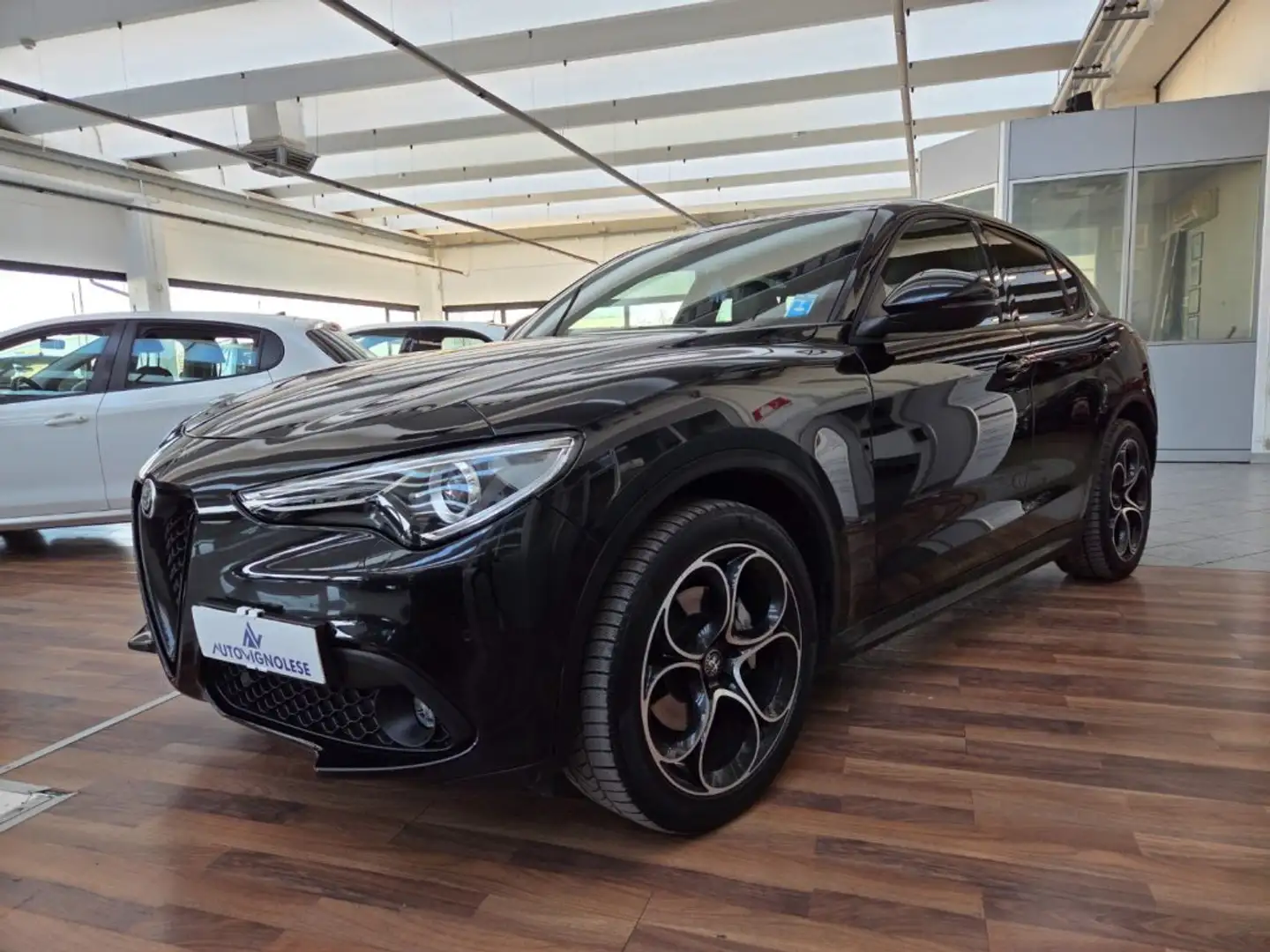 Alfa Romeo Stelvio 2.2 Turbodiesel 190 CV AT8 Q4 Sprint C.20-PELLE EC Grigio - 1