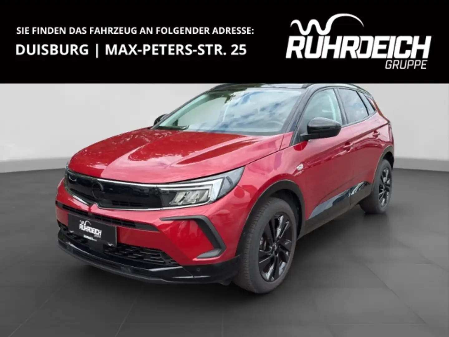Opel Grandland GS Line 1.2 Turbo +NAVI+LED+CAM+SHZ+CARPLAY+ Rouge - 1