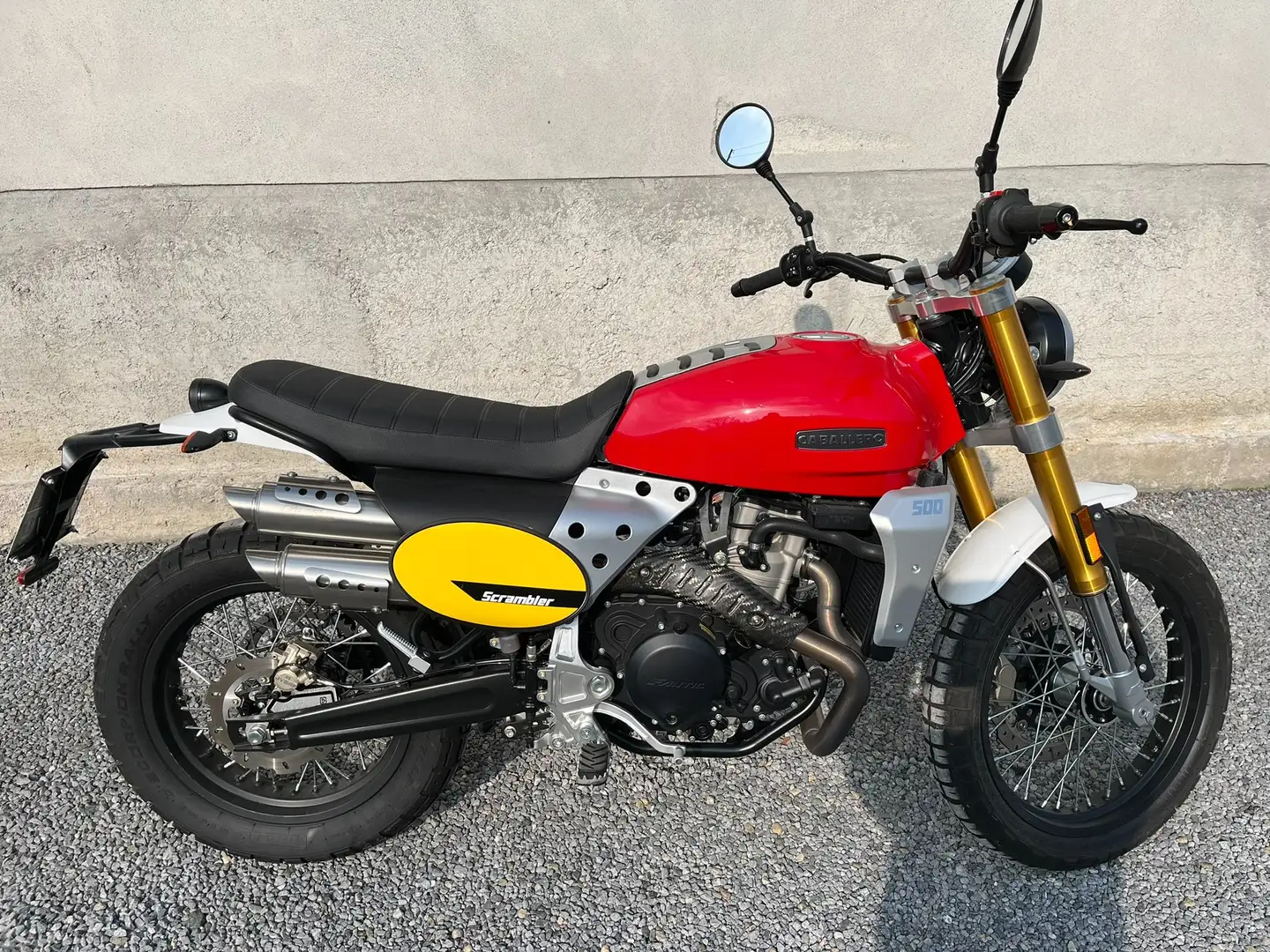 Fantic Caballero 500 Scrambler Roşu - 1