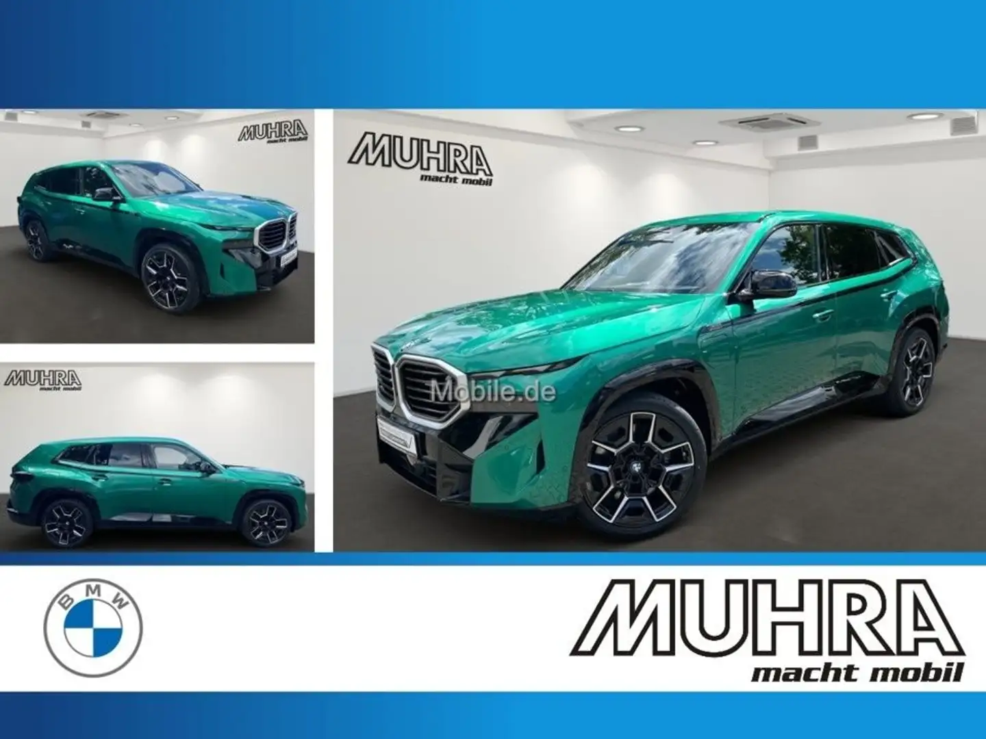 BMW XM 50e 22" Autobahnassistent AHK HUD Sitzlüftung zelena - 1