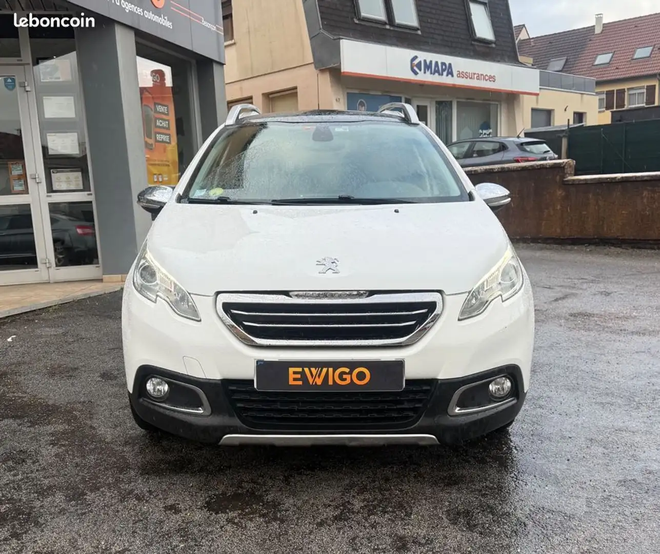 Peugeot 2008 generation-i 1.6 e-hdi 115 ch feline titane entretien Weiß - 2