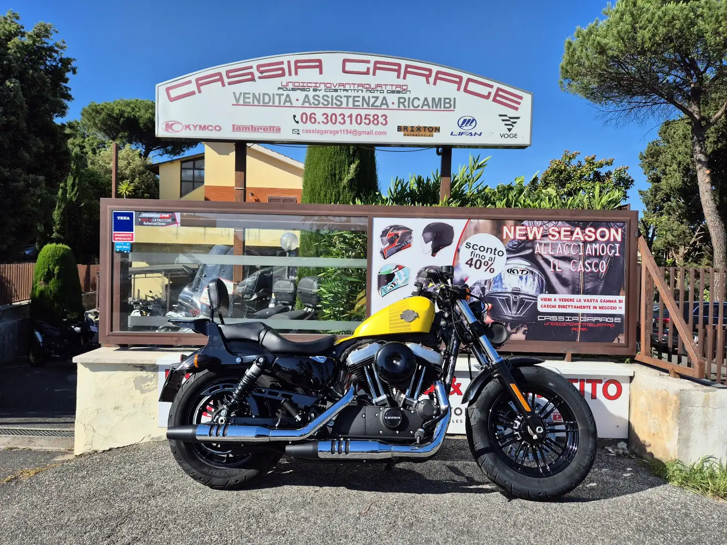 Harley-Davidson Sportster Forty Eight XL1200X Galben - 1