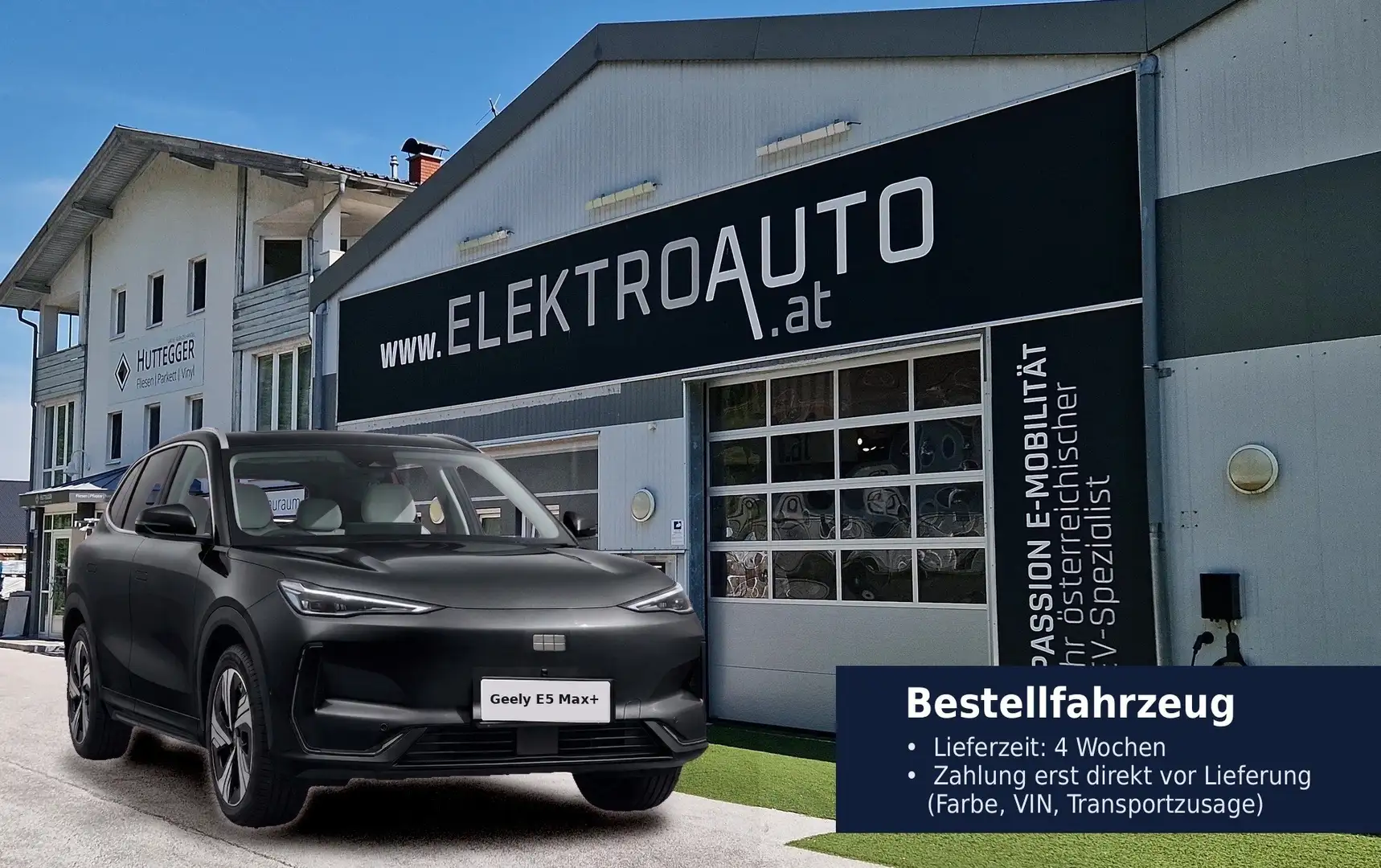 Geely E5 Max+ 68kWh Bestellungskauf: 6.040 Rabatt OHNE Bindung (Eintausch, Leasing) 44.030 Listenpreis, kurze Lieferzeit Schwarz - 1