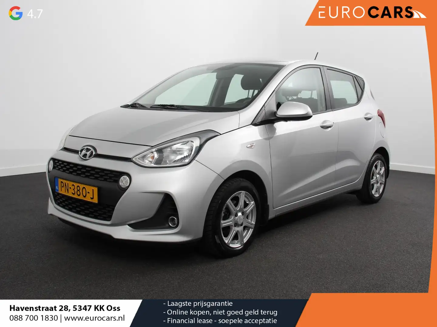 Hyundai i10 1.0i Comfort Airco Cruise control Navigatie Lichtm Grijs - 1
