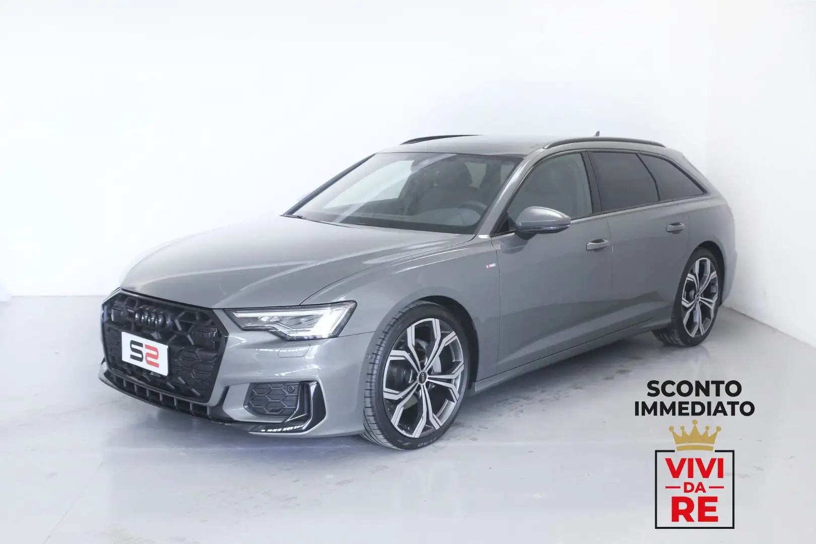 Audi A6 Avant 40 2.0 TDI quattro ultra S tronic S line ed Grigio - 1
