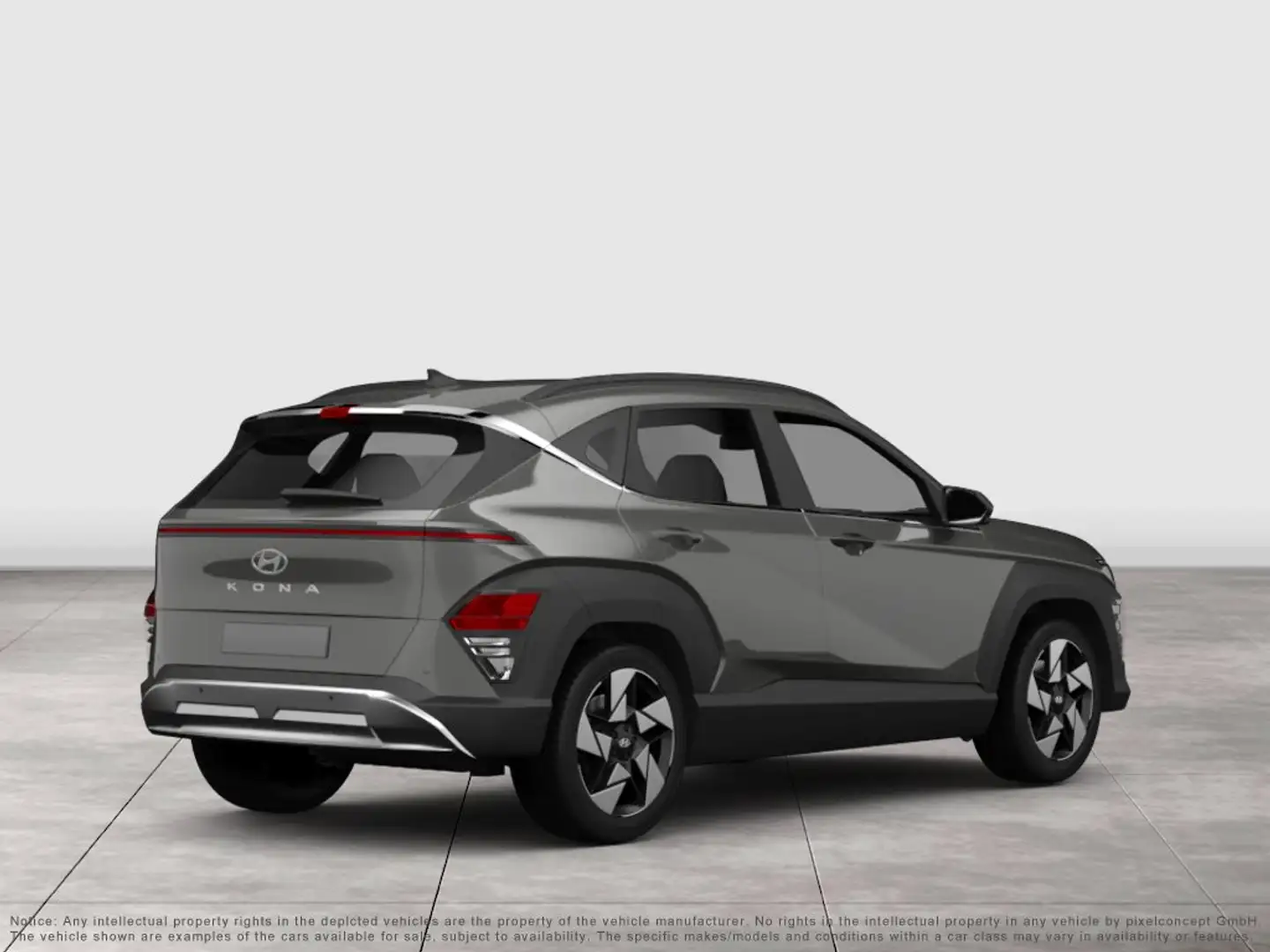 Hyundai KONA SX2 1.6 T-GDI Trend / 360° / NAVI / LED / Einparkh Gris - 2
