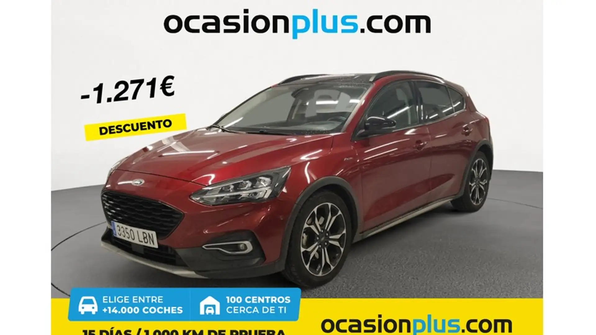 Ford Focus 1.0 Ecoboost Active 125 Rood - 1