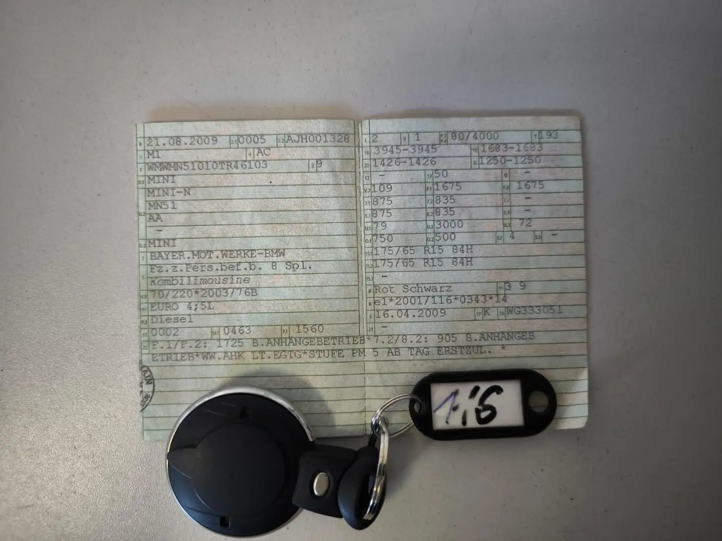 MINI Cooper D Clubman 1.6 D 16V Airbags OK Красный - 2