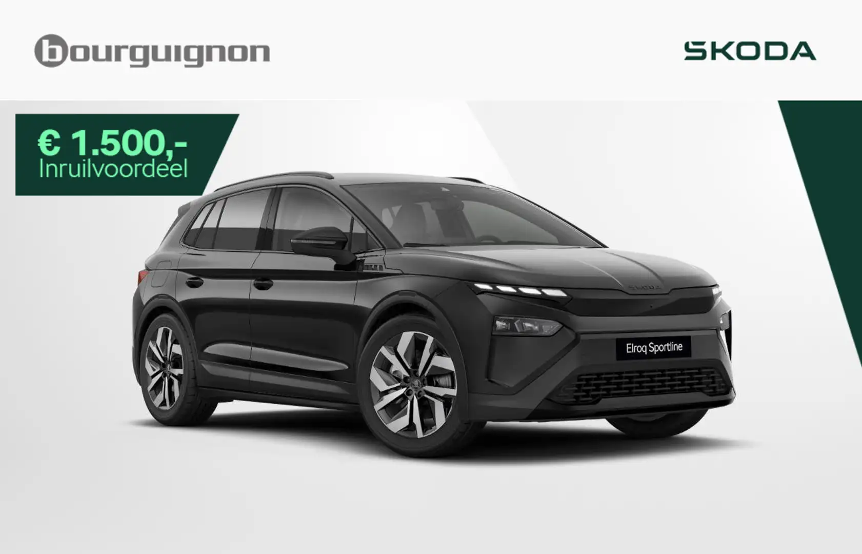 Skoda Elroq Sportline 85 | 286 PK | Head-up display | 360 came Zwart - 1