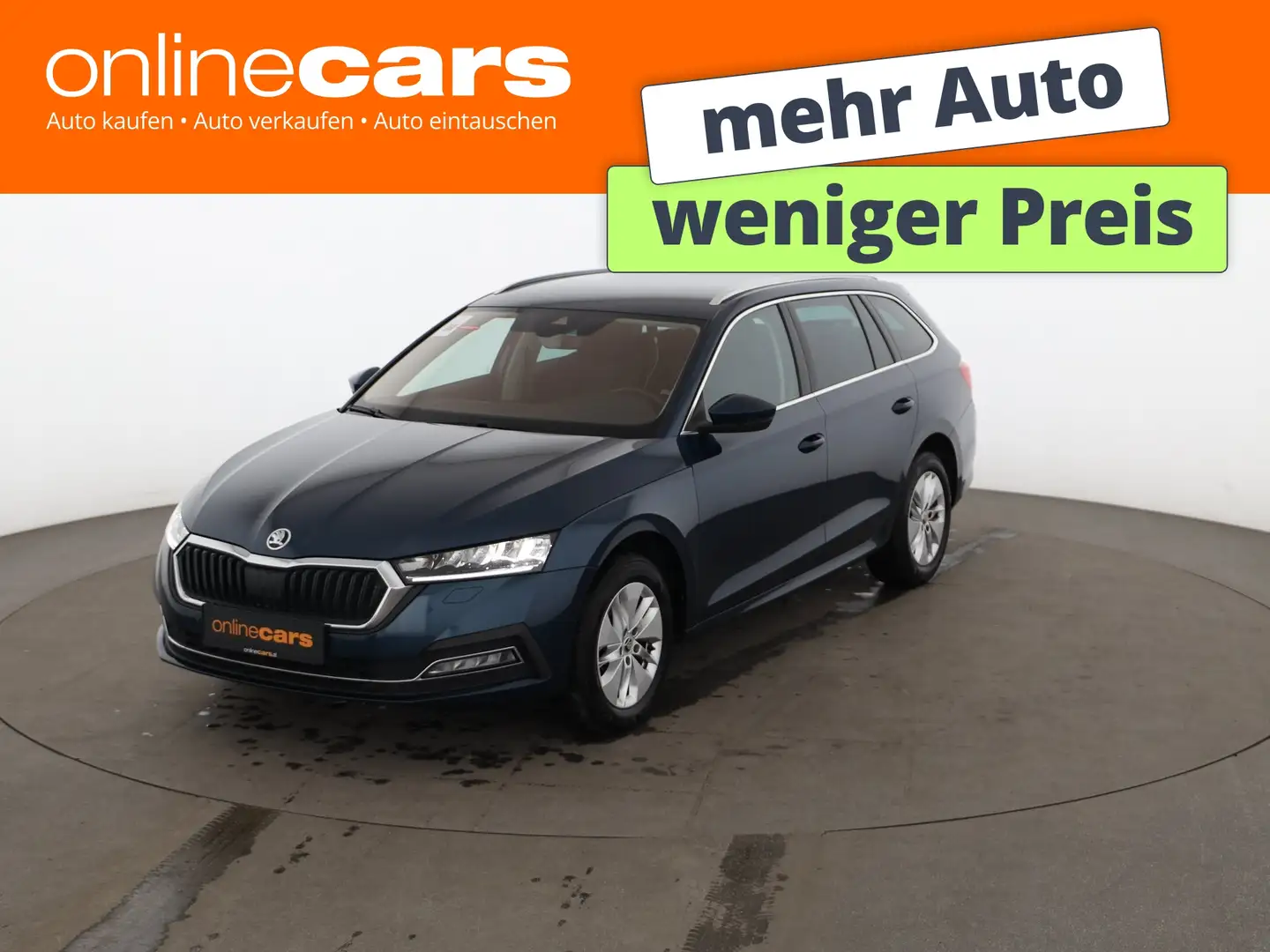 Skoda Octavia Combi 2.0 TDI Ambition Aut LED AHK RADAR Blau - 1