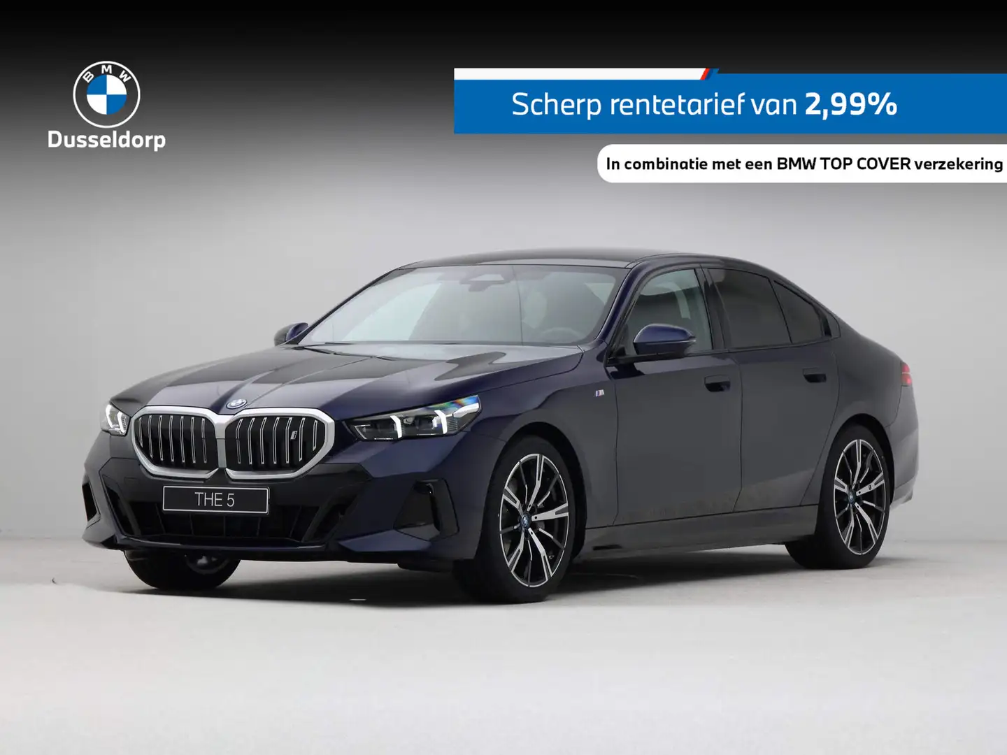 BMW i5 eDrive40 M Sport Edition 84 kWh Blauw - 1