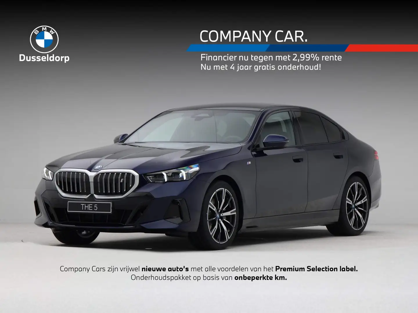 BMW i5 eDrive40 M Sport Edition 84 kWh Bleu - 1