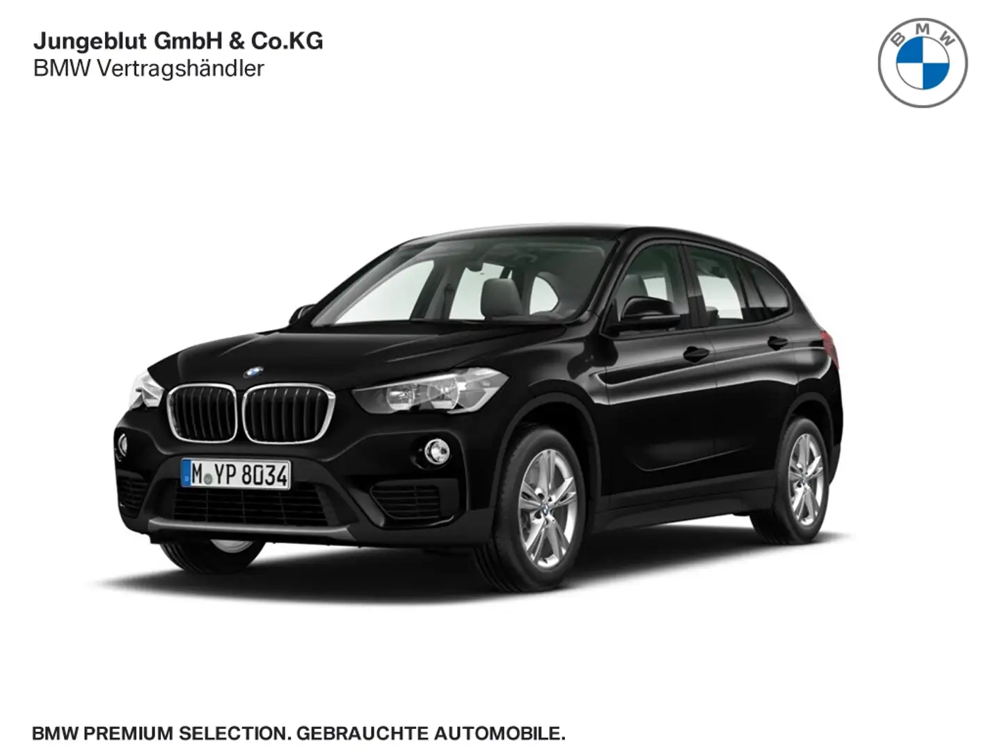 BMW X1 sDrive18i Advantage AHK/LED-Scheinw./PDChinten/Spo Noir - 1