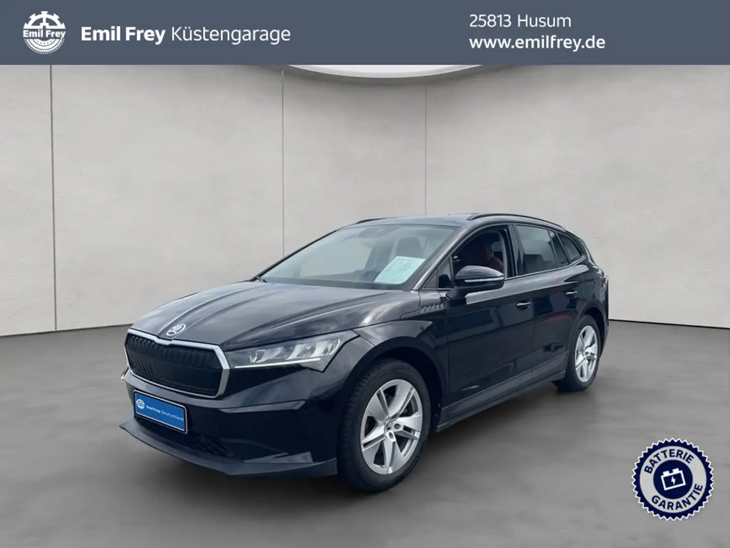 Skoda Enyaq i.V. 60 Desingpaket ecoSuite Navi GJR RFK Zwart - 1
