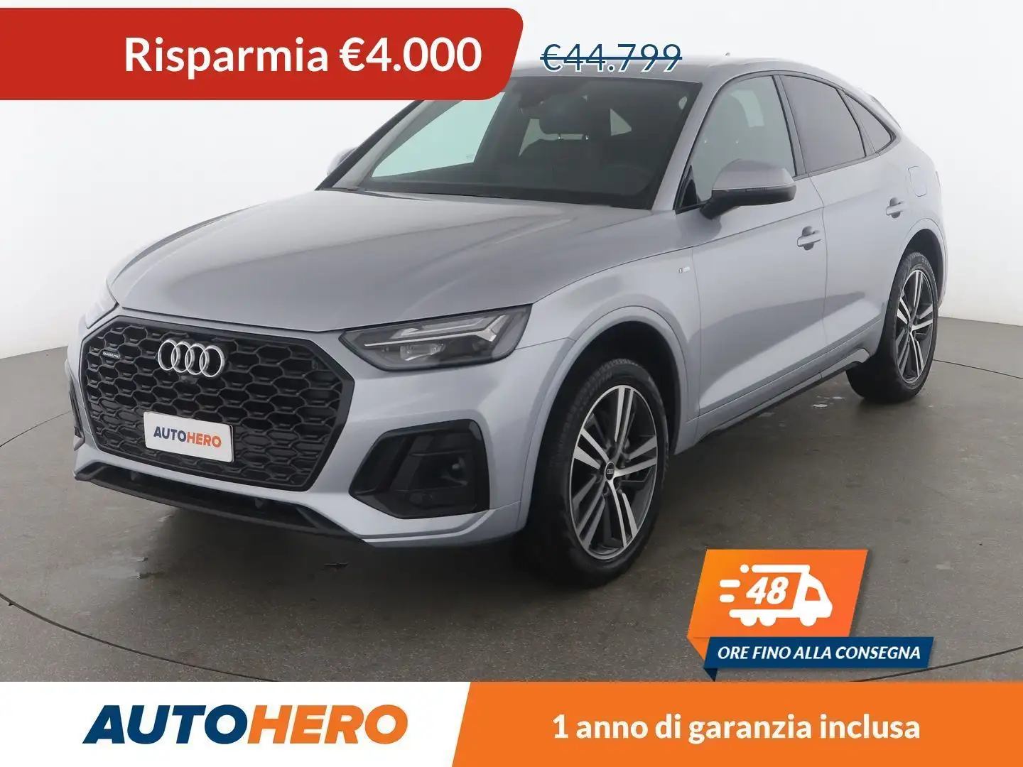 Audi Q5 50 TFSIe quattro S line Argento - 1