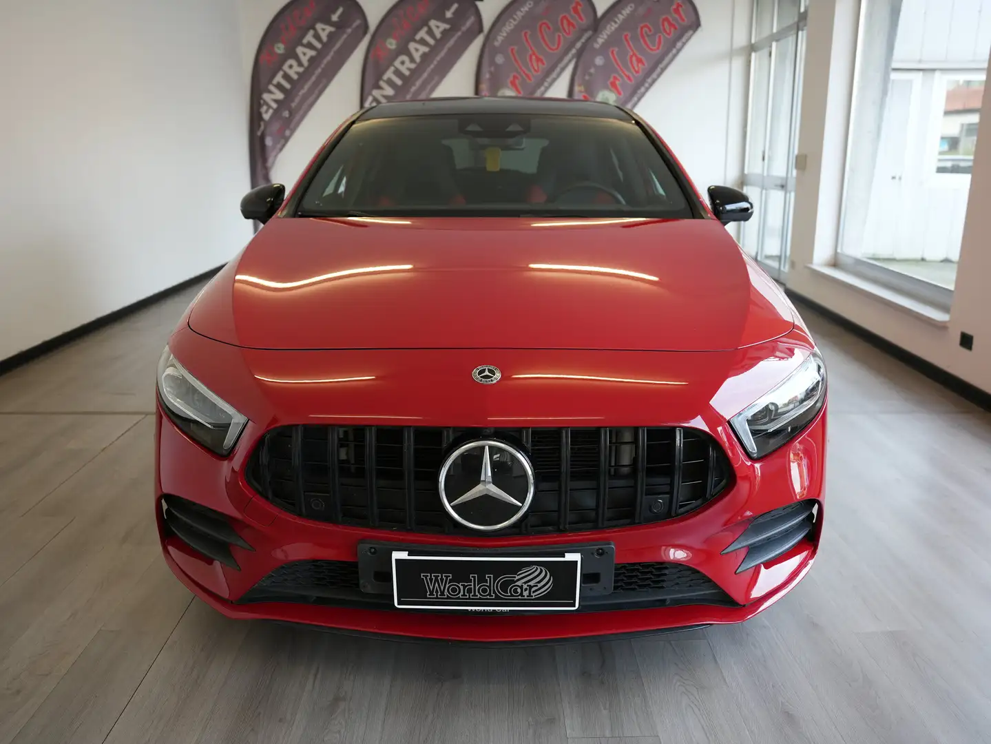 Mercedes-Benz A 180 A 180 d Premium auto Rosso - 2