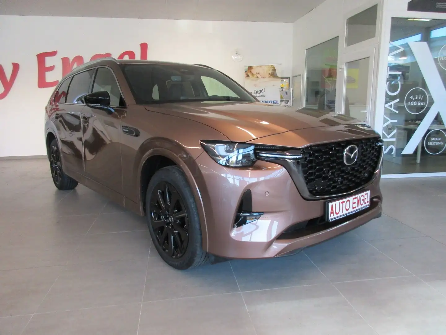 Mazda CX-80 2.5 e-SKYACTIV PHEV Homura Plus Auto AWD Brun - 2