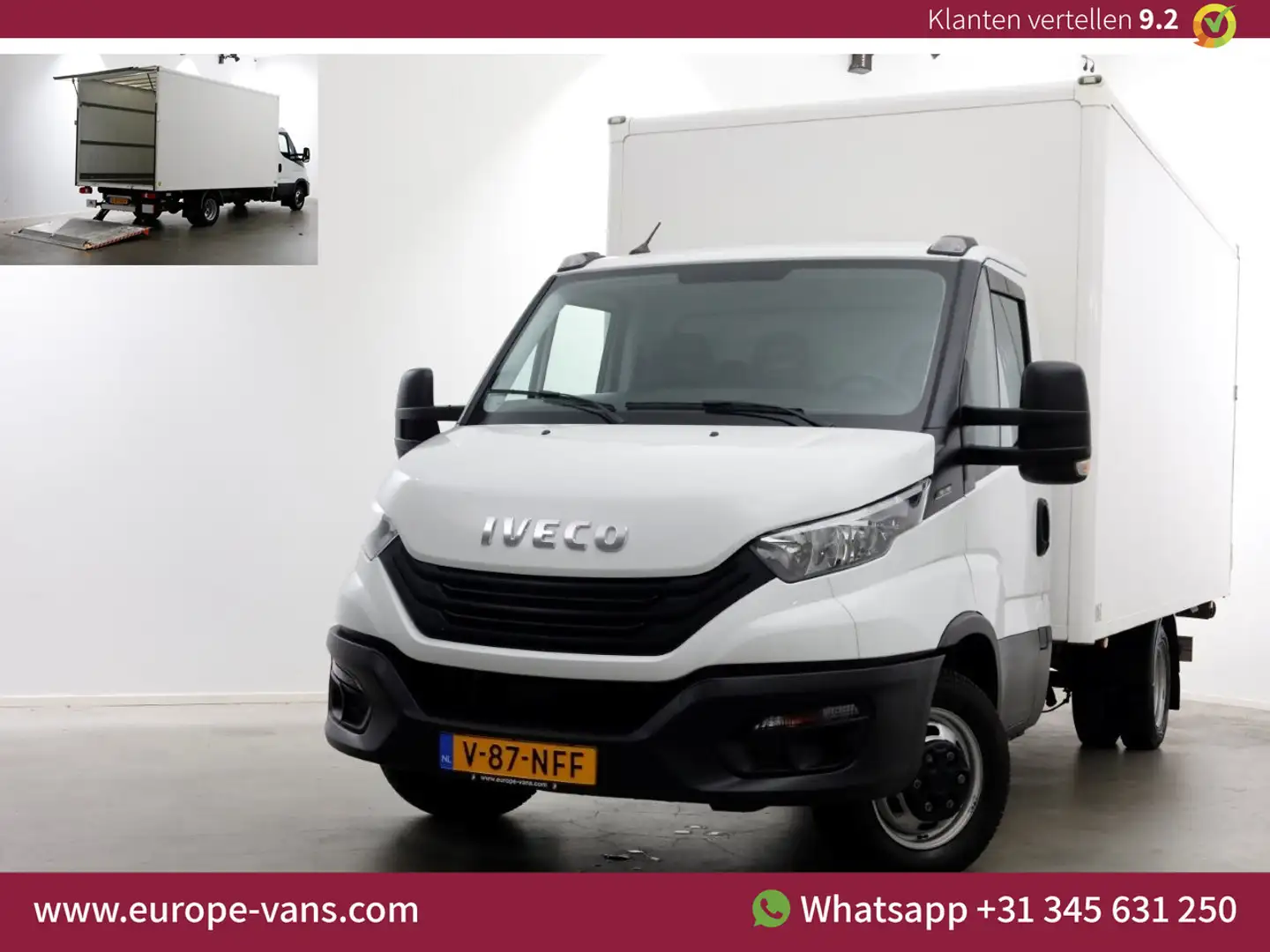 Iveco Daily 35C16 160pk XXL Bakwagen met laadklep L449/B215 01 Blanc - 1
