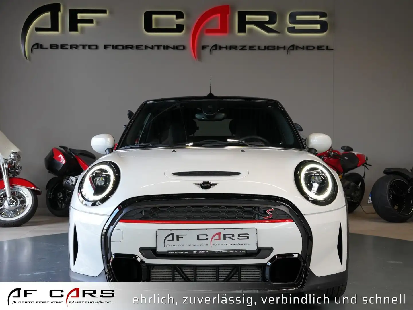 MINI Cooper S Cabrio JCW Trim LED ACC Navi Kamera Leder Blanc - 2