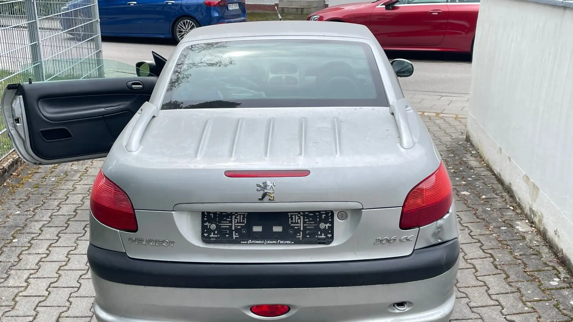 Peugeot 206 Cabrio 2 Türen Grau - 1