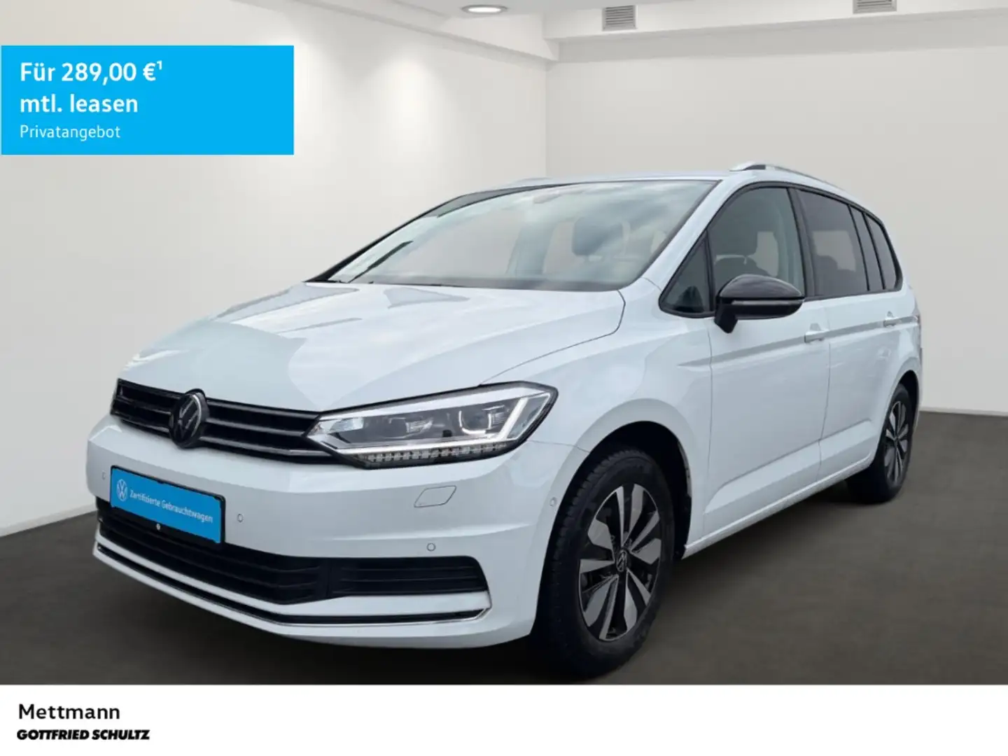 Volkswagen Touran 1.5 TSI Goal DSG 7 SITZE AHK LED PDC SHZ ALU ZV Weiß - 1