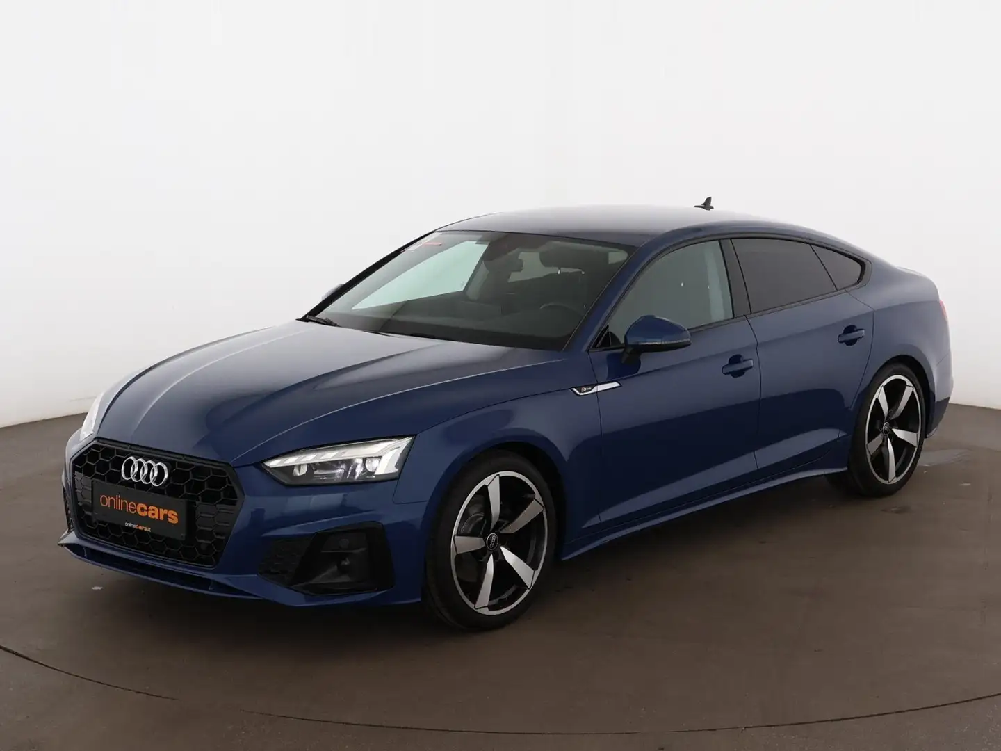 Audi A5 Sportback 35 TDI S-Line Aut MATRIX AHK LEDER Blau - 2