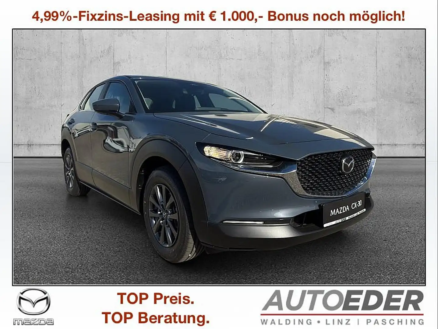 Mazda CX-30 e-Skyactive G140 Prime-Line Grijs - 1