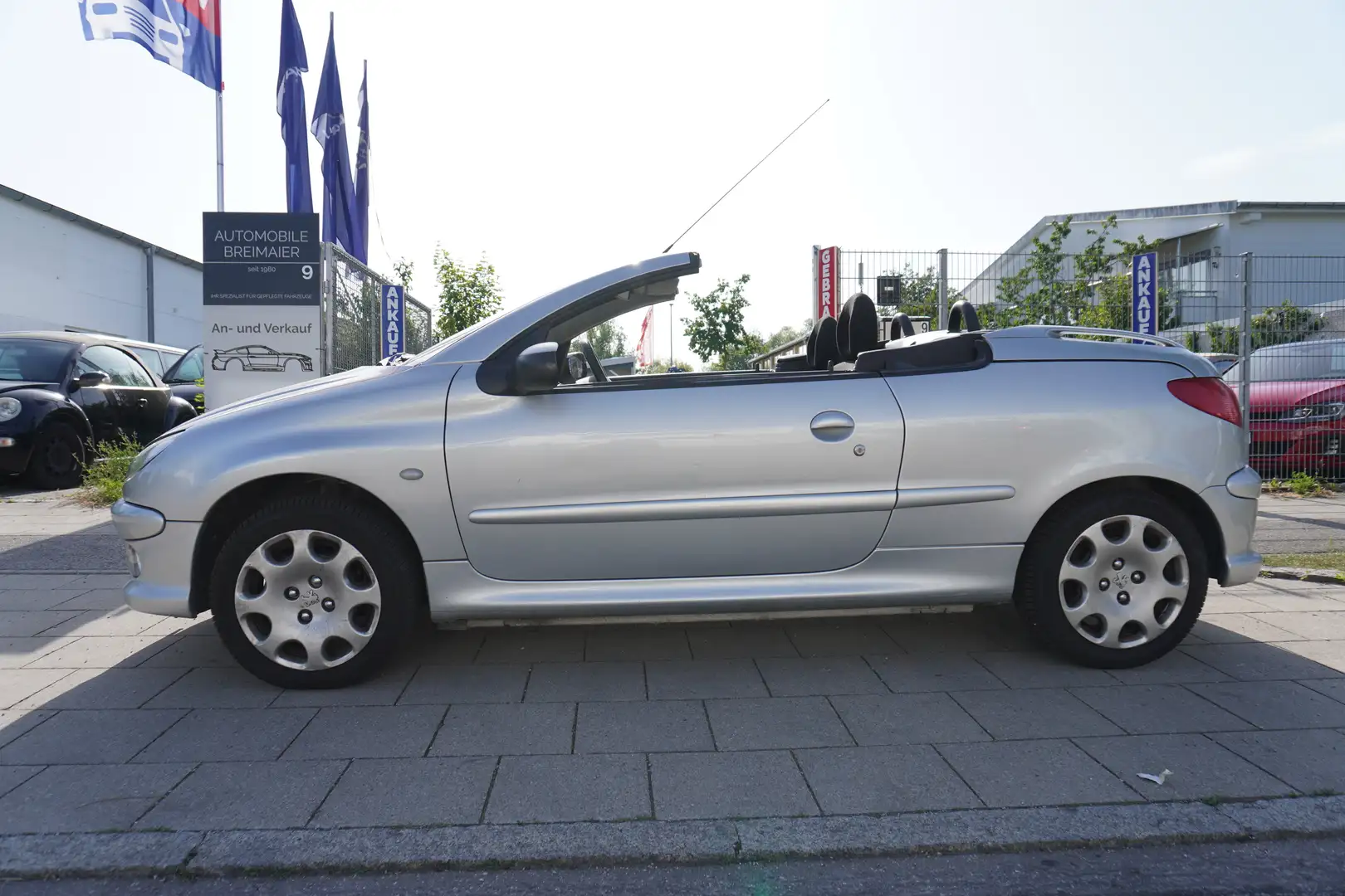 Peugeot 206 CC 110*AUTOMATIK*TÜV NEU*NEUWERTIGE ALLWETTERR Argent - 2