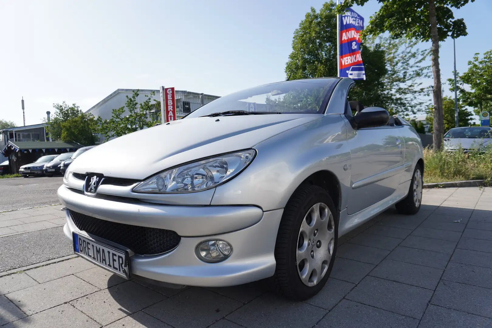 Peugeot 206 CC 110*AUTOMATIK*TÜV NEU*NEUWERTIGE ALLWETTERR Argent - 1