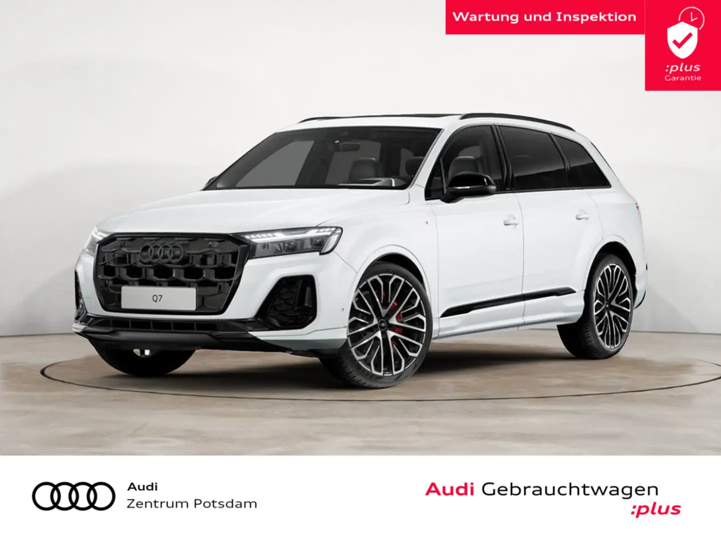 Audi Q7 50TDI quattro S line MATRIX NAVI AHK B&O Weiß - 1