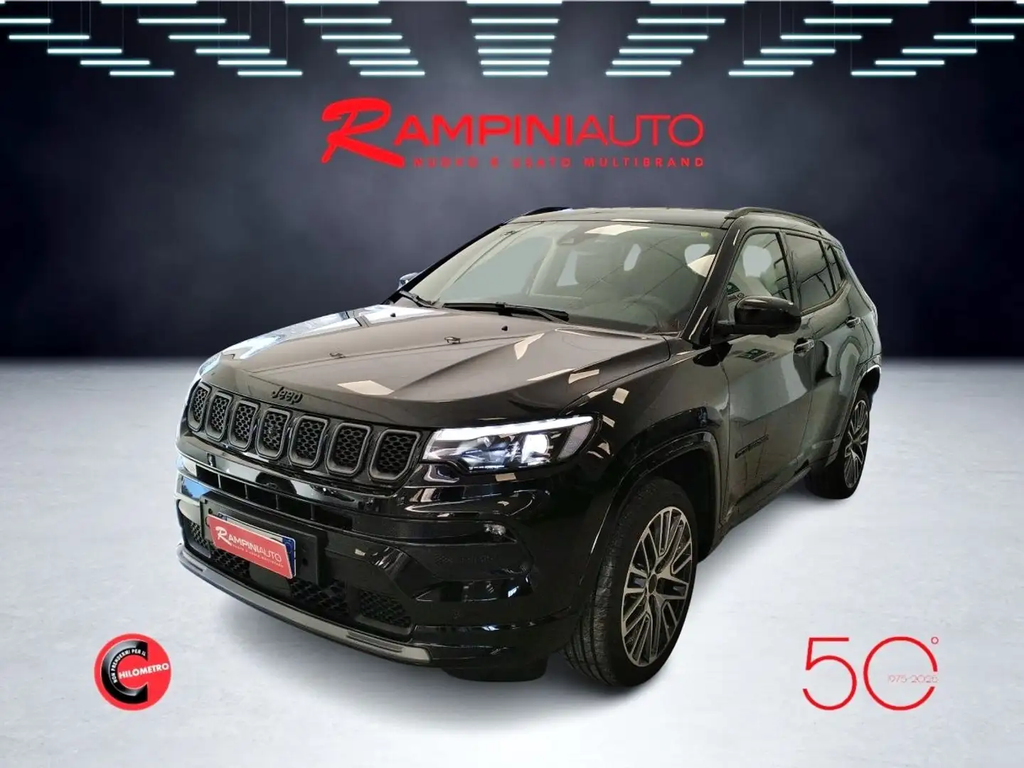 Jeep Compass 1.5 Turbo T4 130 CV MHEV S Km 9.000 IVA ESPOSTA Noir - 2